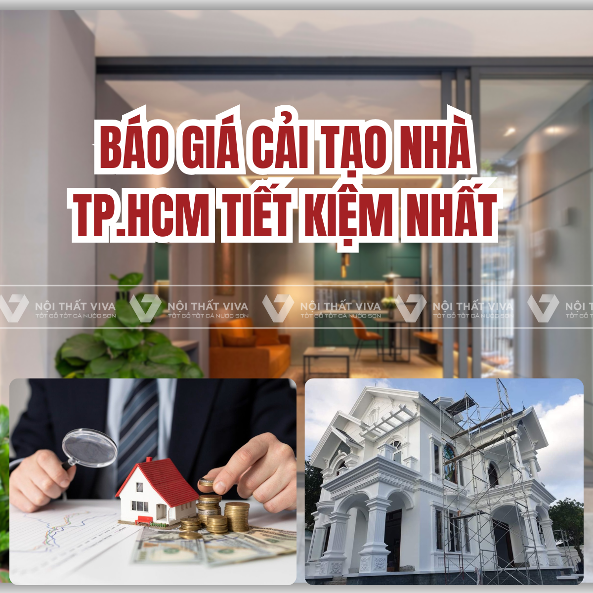 Dịch vụ sửa nhà trọn gói  uy tín TPHCM - Tư vấn, thiết kế sửa nhà chuyên nghiệp