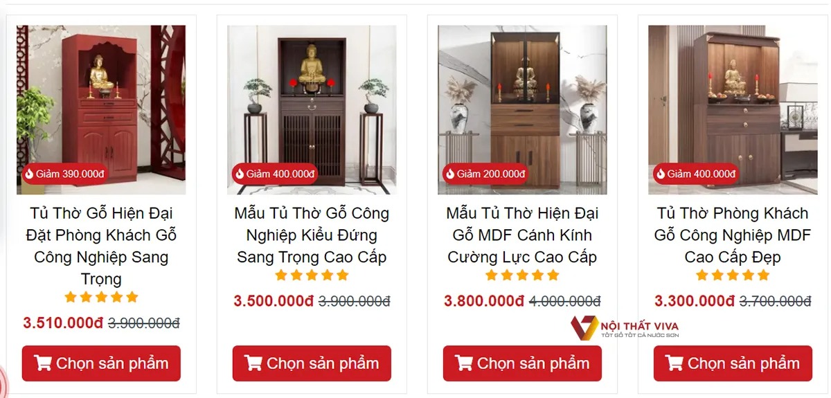 B&aacute;o gi&aacute; b&agrave;n thờ gỗ c&ocirc;ng nghiệp gi&aacute; rẻ, mẫu đẹp, bền, cập nhật mới nhất