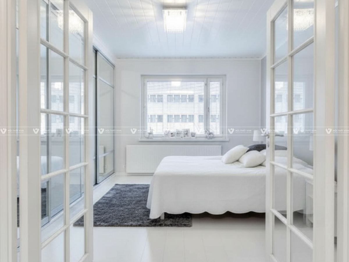 Báo giá cửa nhôm Xingfa màu trắng hiện đại, đẳng cấp & dễ phối nội thất