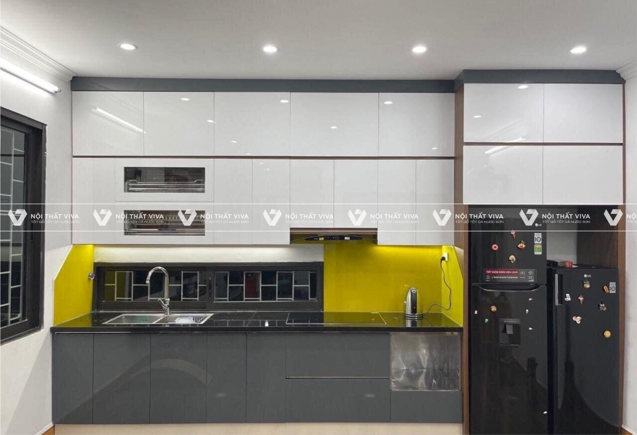 Báo giá tủ bếp gỗ công nghiệp Acrylic, ưu nhược điểm & chi phí hoàn thiện Báo giá tủ bếp gỗ công nghiệp Acrylic, ưu nhược điểm & chi phí hoàn thiện