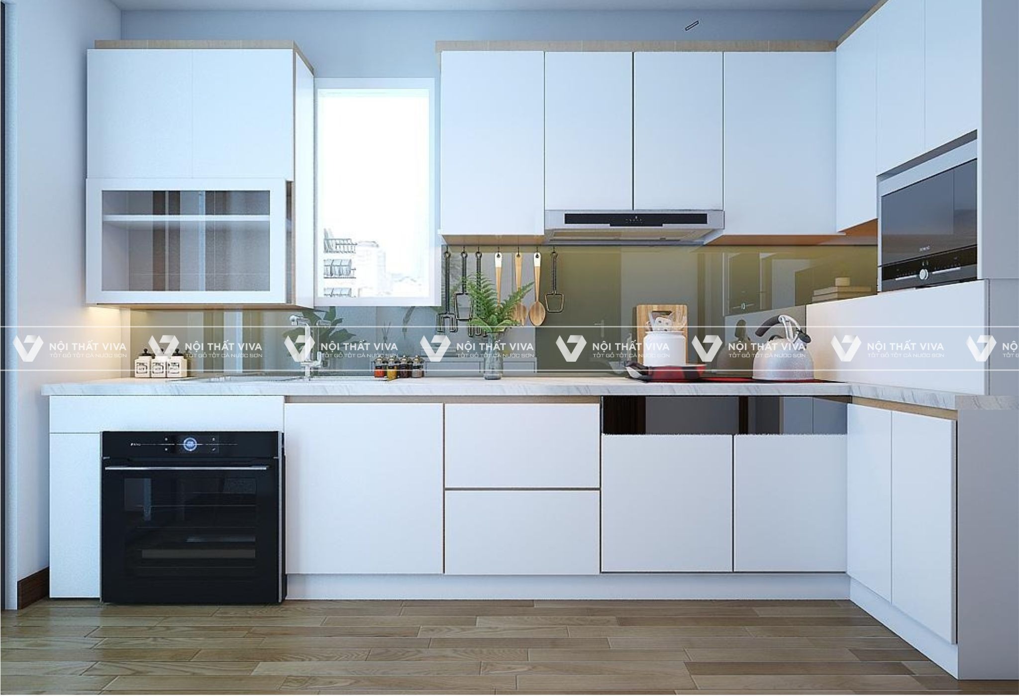 Báo giá tủ bếp gỗ công nghiệp mới nhất 2025, cập nhật theo từng chất liệu