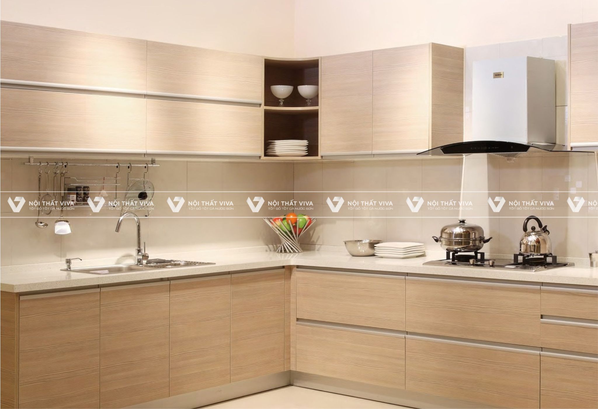 Báo giá tủ bếp Laminate An Cường chất lượng giá rẻ đẹp tại TP.HCM