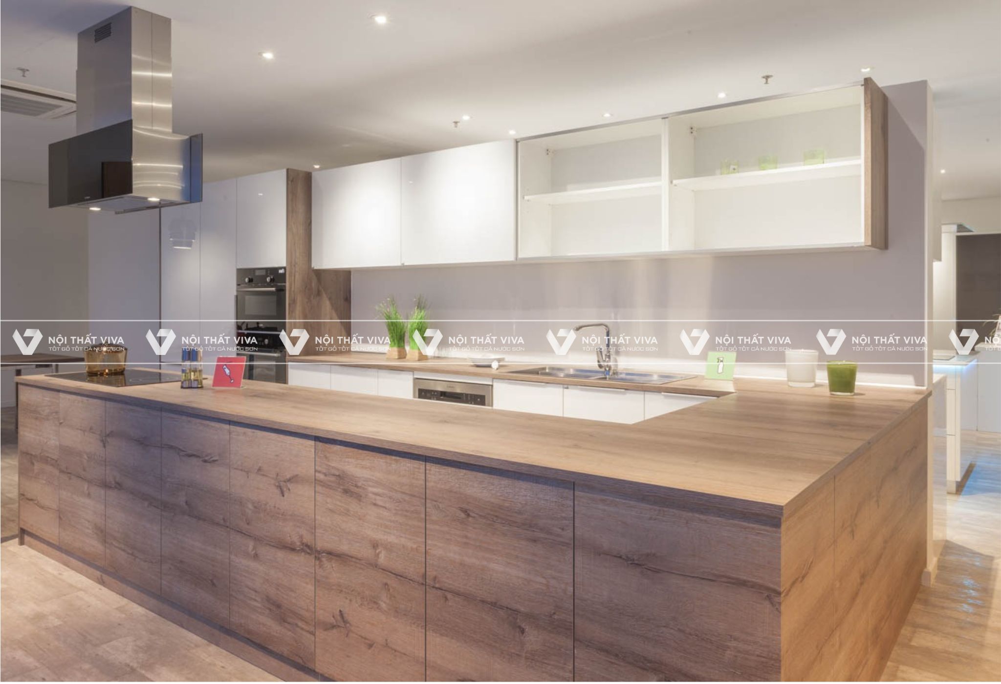 Báo giá tủ bếp Laminate An Cường chất lượng giá rẻ đẹp tại TP.HCM