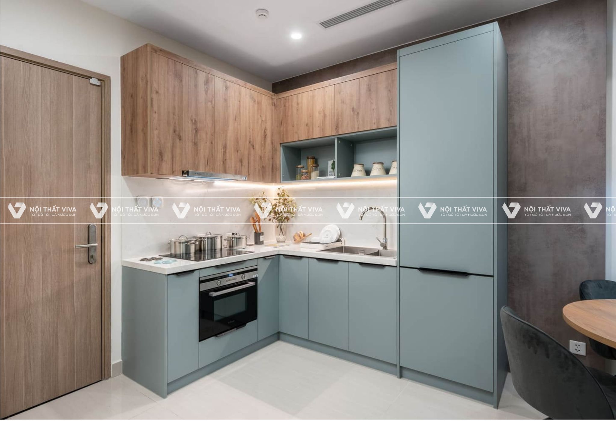 Báo giá tủ bếp Laminate An Cường chất lượng giá rẻ đẹp tại TP.HCM