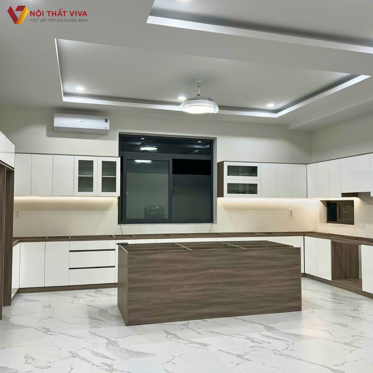 Báo giá tủ bếp MDF phủ Acrylic giá xưởng, kích thước chuẩn trọn gói Báo giá tủ bếp MDF phủ Acrylic giá xưởng, kích thước chuẩn trọn gói