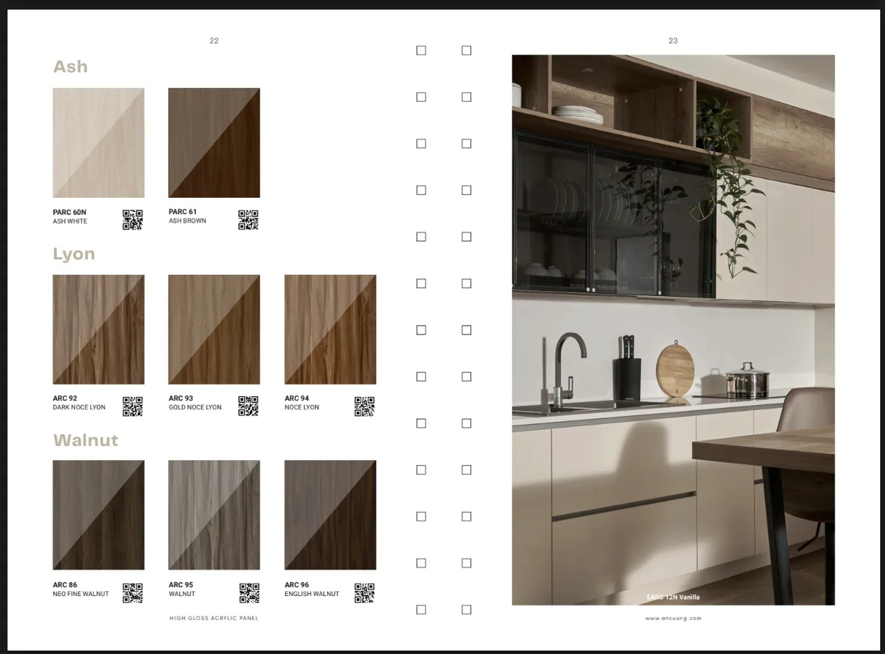 Báo giá tủ bếp MDF phủ Acrylic giá xưởng, kích thước chuẩn trọn gói Báo giá tủ bếp MDF phủ Acrylic giá xưởng, kích thước chuẩn trọn gói