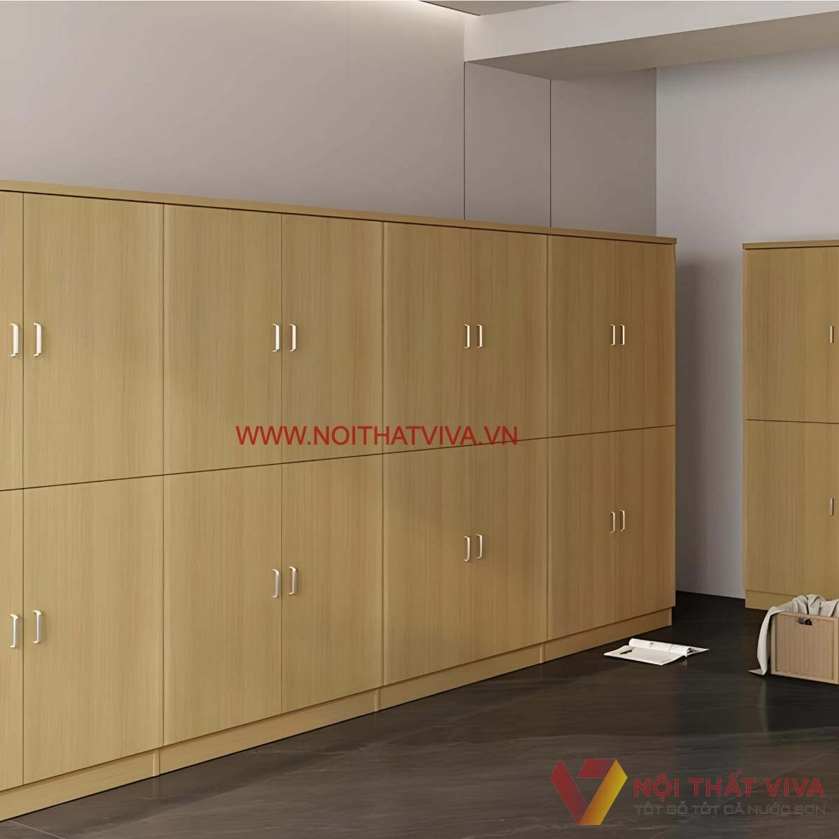 B&aacute;o gi&aacute; tủ locker gỗ mới nhất, gi&aacute; xưởng, thiết kế theo y&ecirc;u cầu
