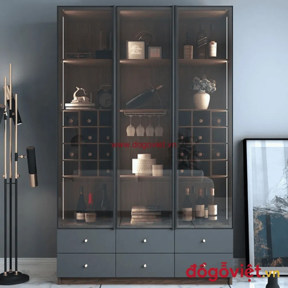 Báo giá tủ rượu cánh kính mới nhất, mẫu đẹp, hiện đại, giá tốt nhất
