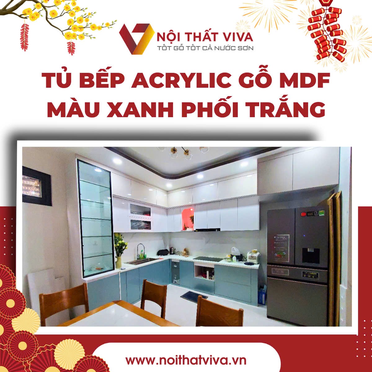 B&iacute; quyết decor nh&agrave; bếp đẹp, tạo kh&ocirc;ng gian bếp ấm c&uacute;ng & tiện nghi