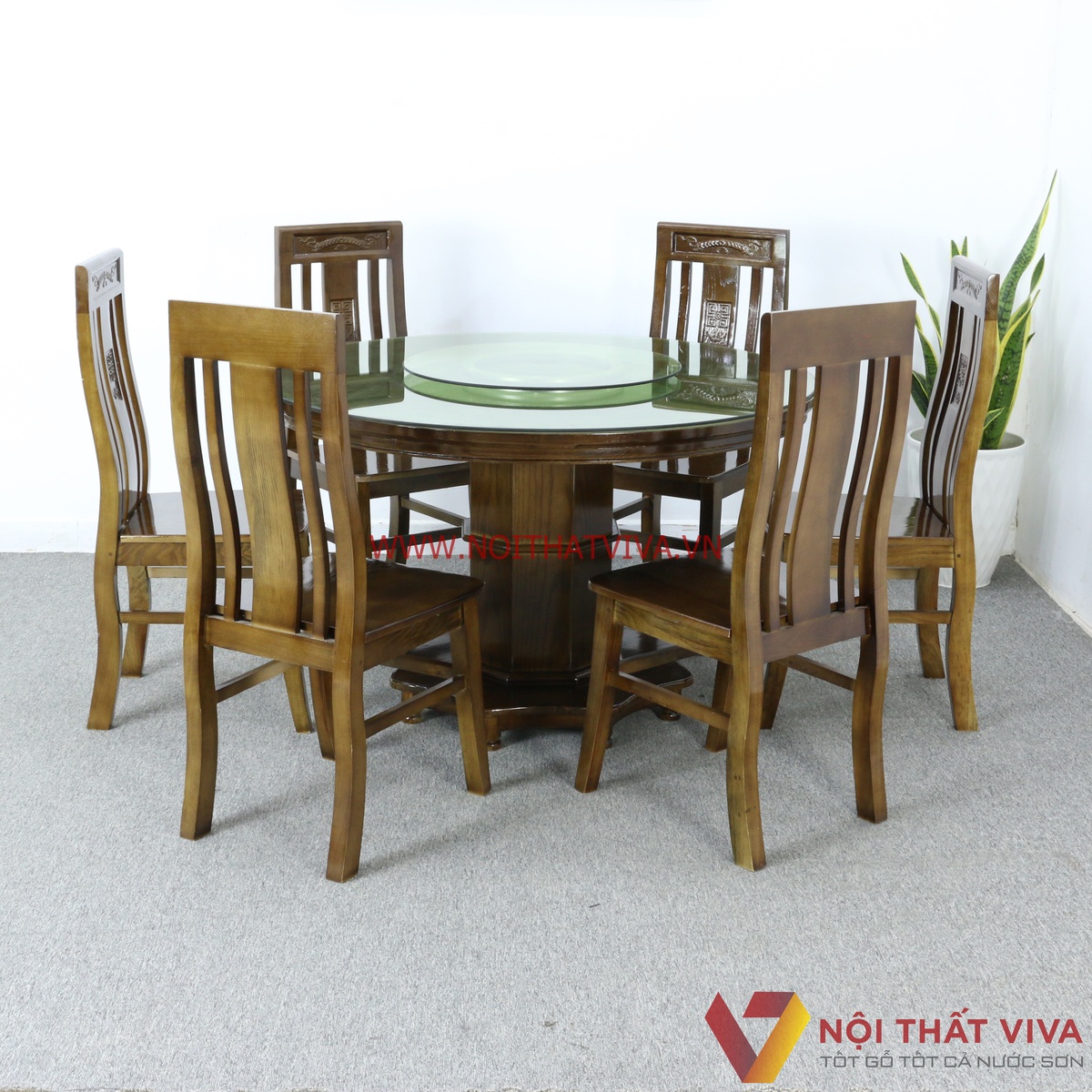 Bộ bàn ăn 6 ghế tròn - Tất tần tật thông tin về kiểu dáng, chất liệu, giá bán