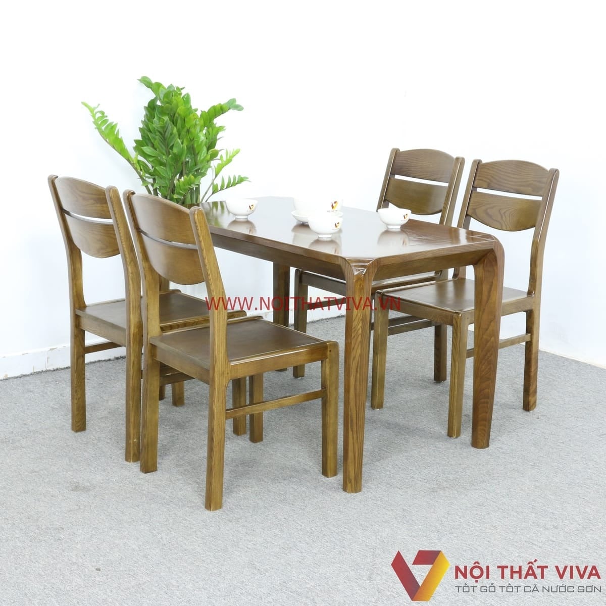 Bộ b&agrave;n ăn gỗ 4 ghế gi&aacute; rẻ - Lựa chọn ho&agrave;n hảo cho gia đ&igrave;nh &iacute;t th&agrave;nh vi&ecirc;n