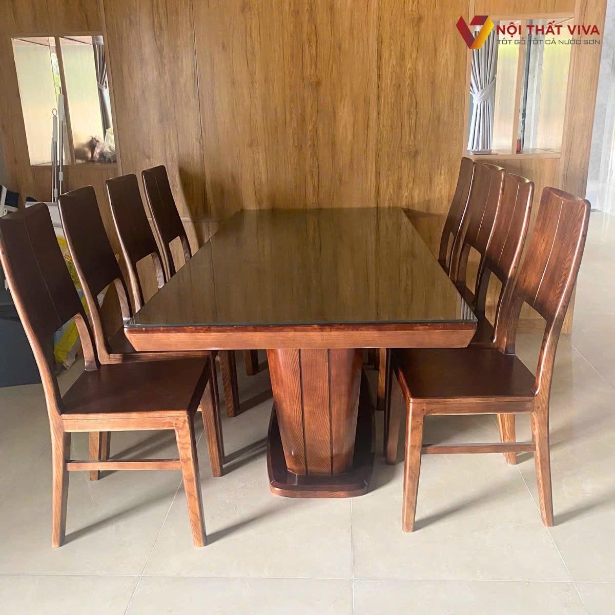 Bộ bàn ăn gỗ 8 ghế tại sao nên mua? Mẫu nào đẹp nhất Bộ bàn ăn gỗ 8 ghế tại sao nên mua? Mẫu nào đẹp nhất