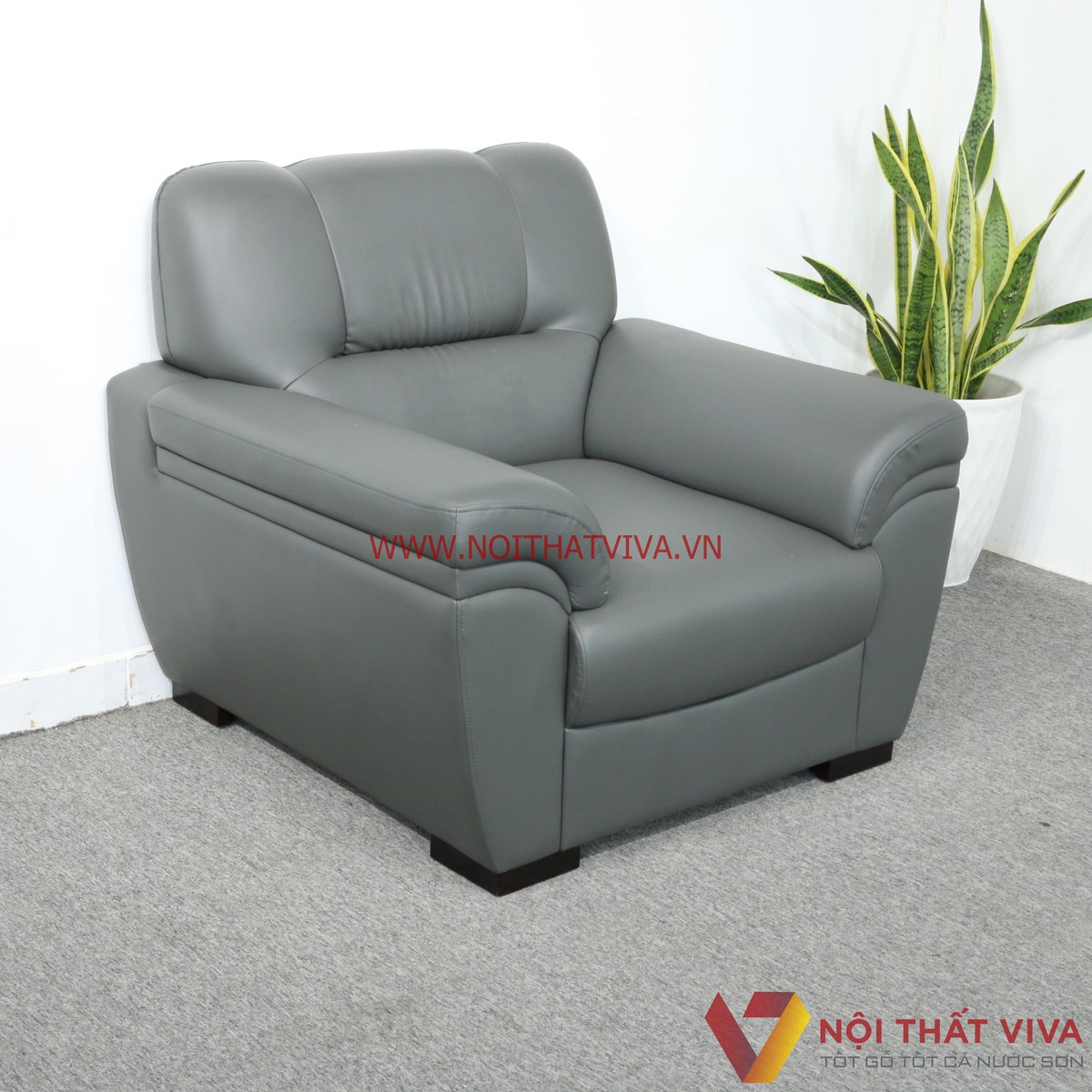 Bộ Sofa Bọc Da Kiểu Đối Màu Xanh Đen Bàn Gỗ MDF Đẹp Hiện Đại