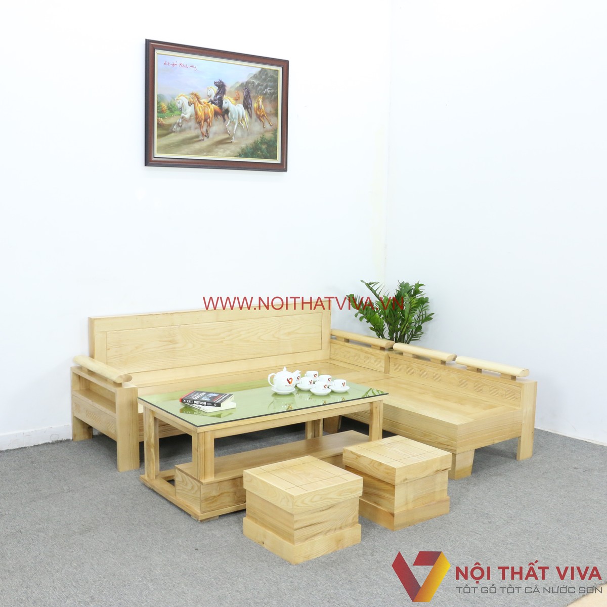 Bộ sofa phòng khách gỗ sồi Nga giá rẻ là sự lựa chọn hoàn hảo cho những ai đang tìm kiếm một bộ sofa đơn giản nhưng không kém phần sang trọng. Với chất liệu gỗ sồi Nga cao cấp và thiết kế đơn giản tinh tế, bộ sofa này sẽ tạo nên một không gian phòng khách thật sự hoàn hảo.