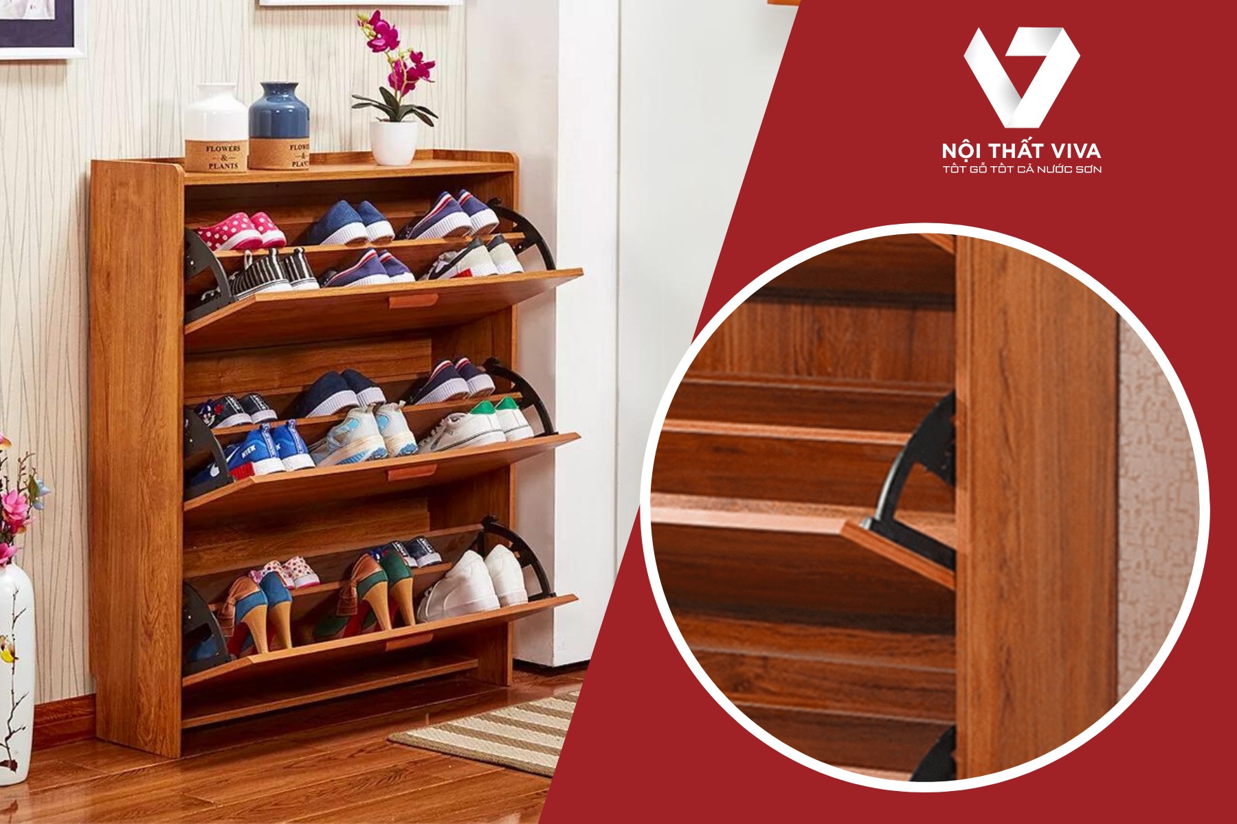 Bộ sưu tập tủ giày thông minh đẹp và tiện lợi dành cho căn hộ hiện đại