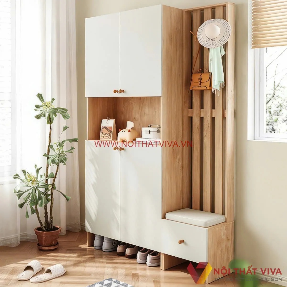 Bộ sưu tập tủ giày thông minh đẹp và tiện lợi dành cho căn hộ hiện đại