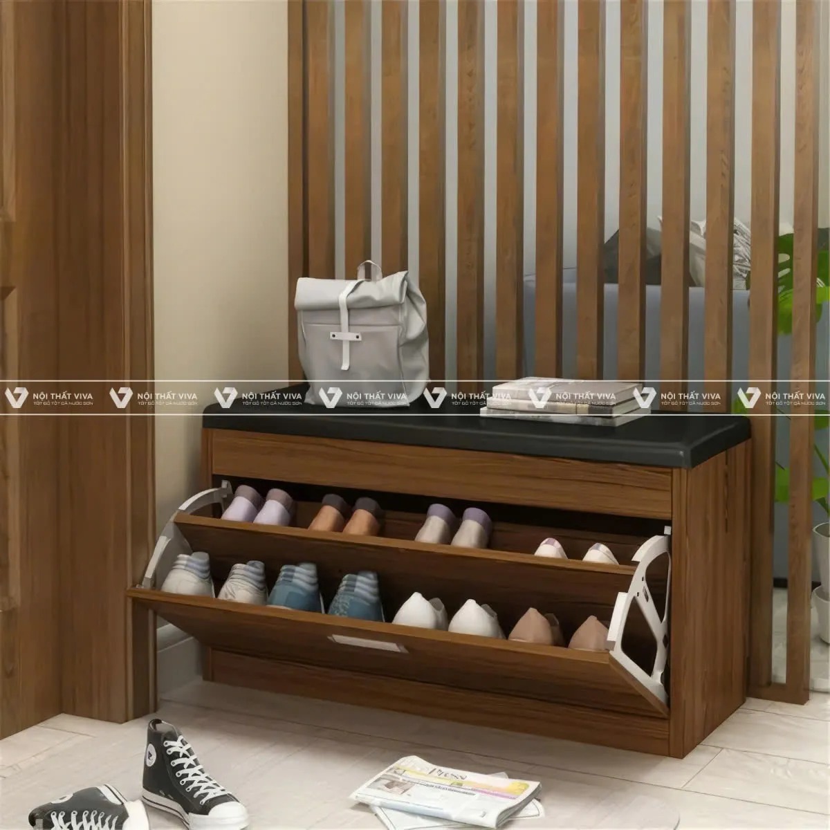Bộ sưu tập tủ giày thông minh đẹp và tiện lợi dành cho căn hộ hiện đại
