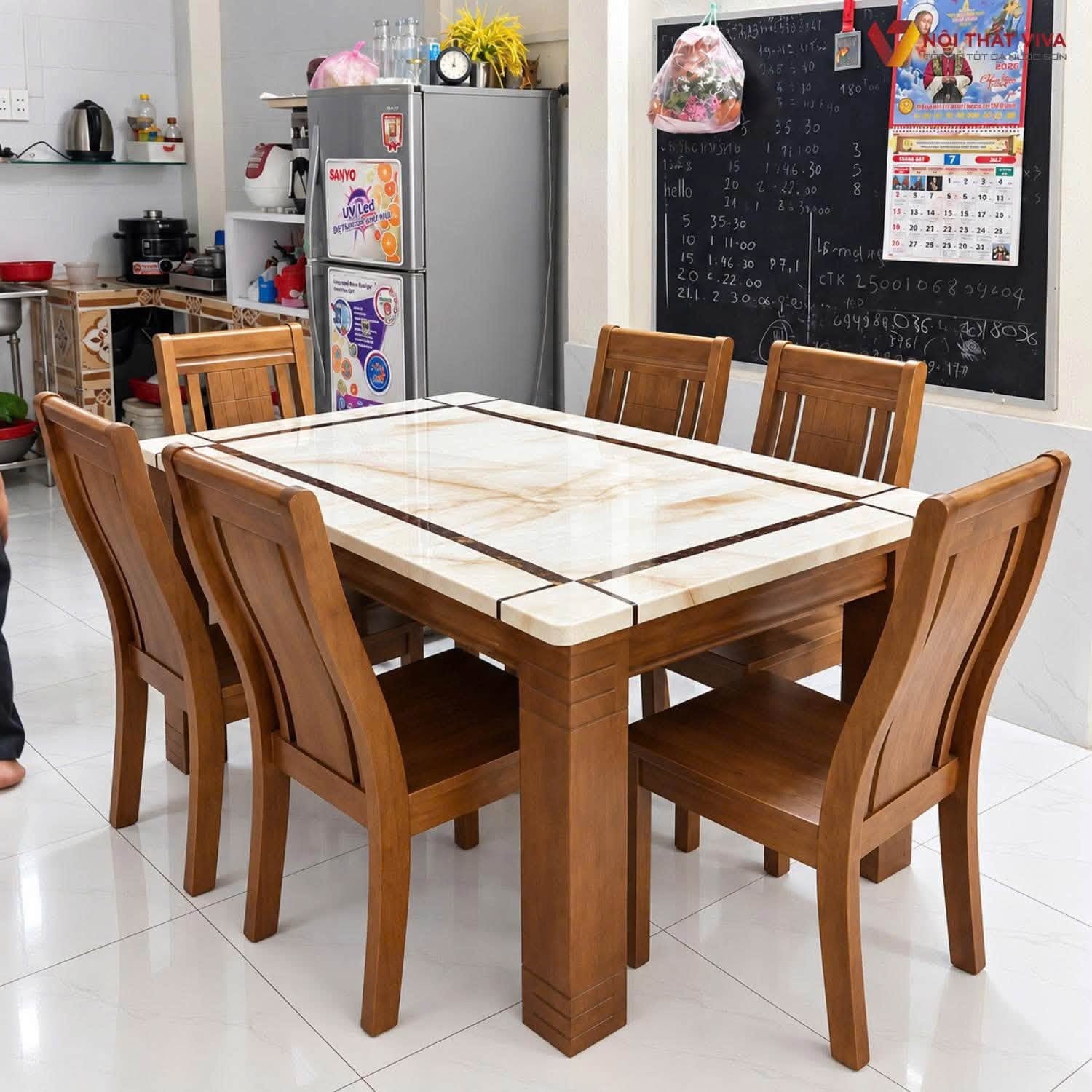 C&aacute;c mẫu bộ b&agrave;n ăn 6 ghế gi&aacute; rẻ TPHCM c&oacute; đặc điểm g&igrave;? Cần lưu &yacute; g&igrave; khi mua!