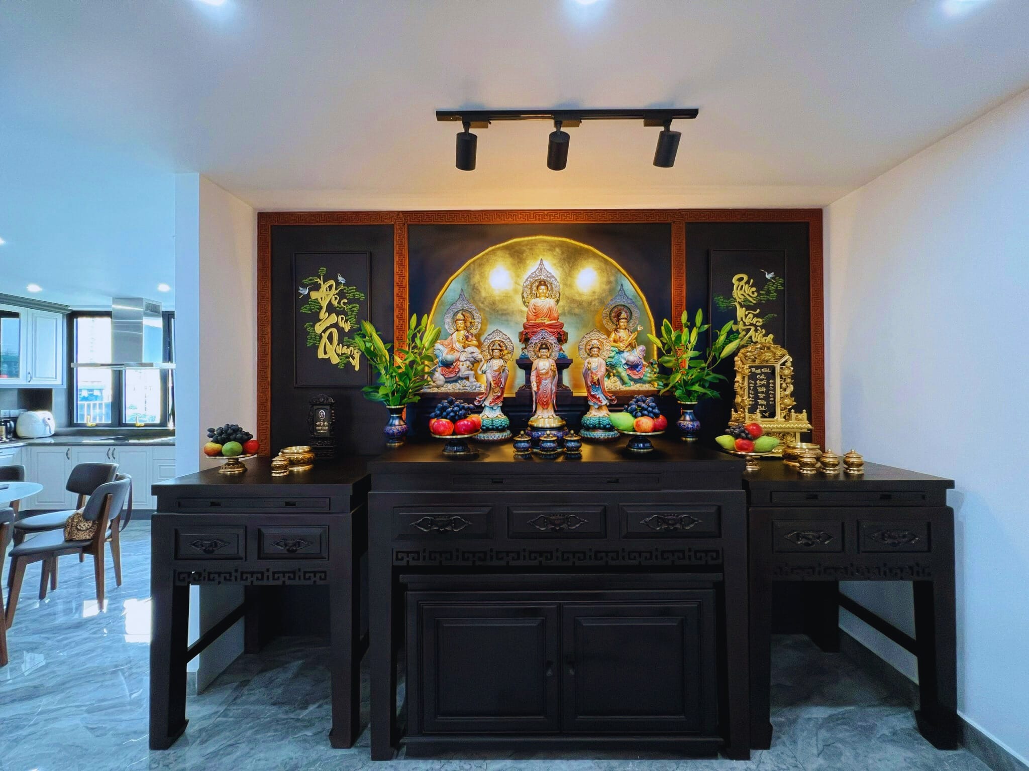  C&aacute;ch b&agrave;y tr&iacute; & trang tr&iacute; b&agrave;n thờ Phật ng&agrave;y tết theo Phật gi&aacute;o 