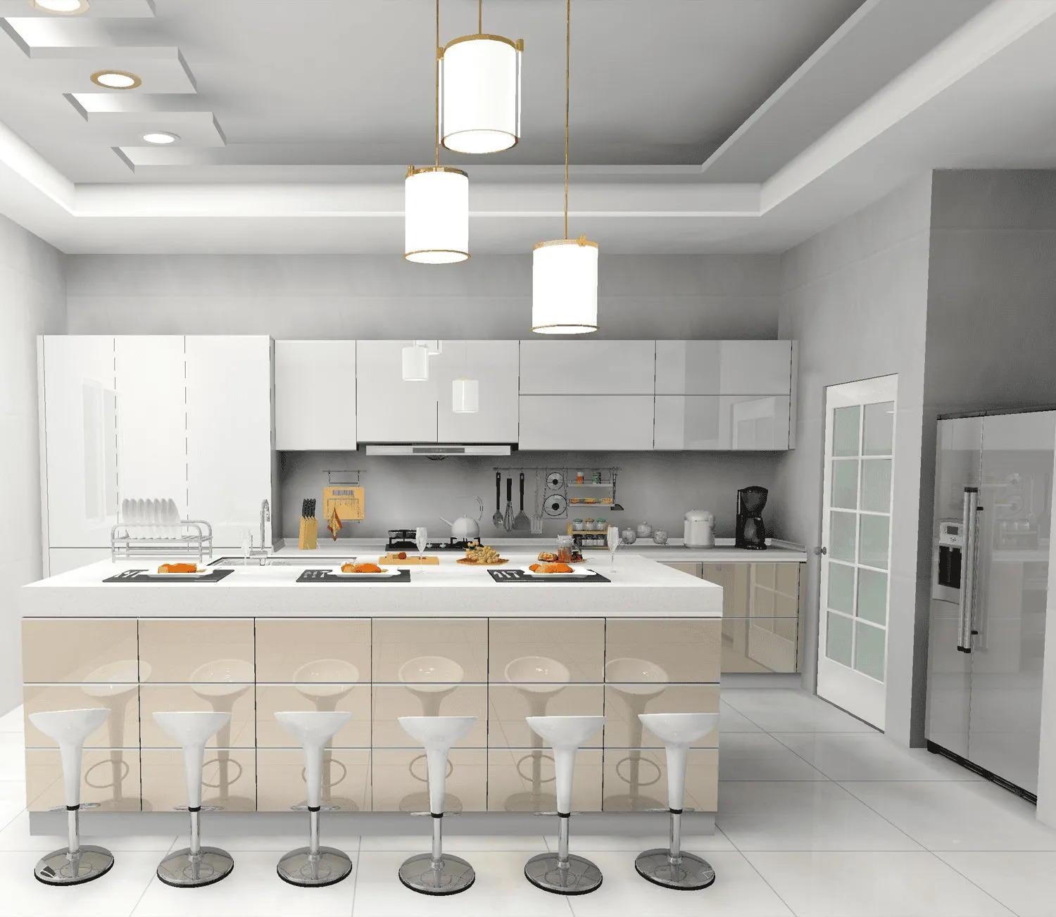 Cập nhật báo giá tủ bếp gỗ MDF theo mét dài, tối ưu cho căn bếp
