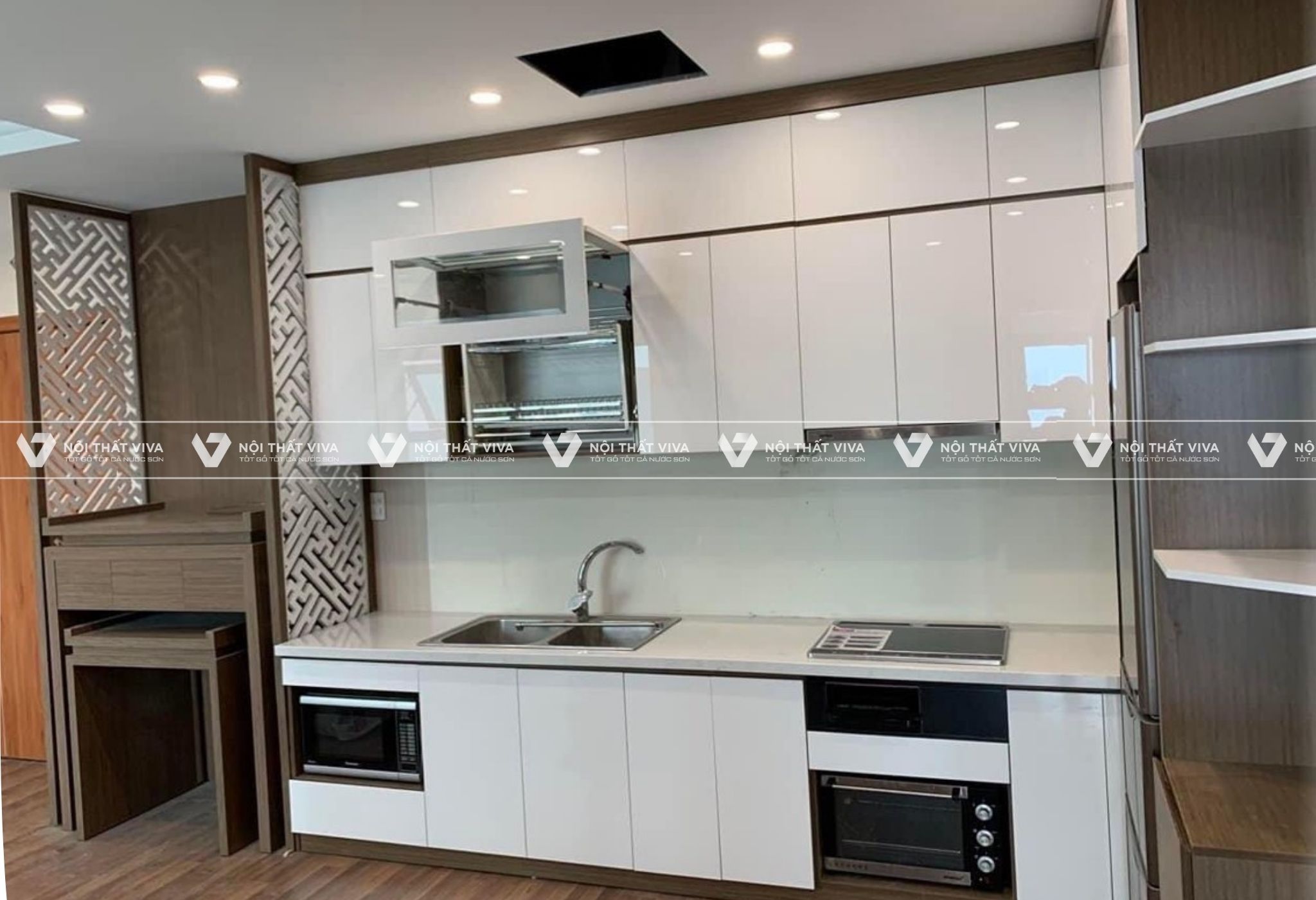 Cập nhật các mẫu tủ bếp acrylic đẹp, hiện đại, sang trọng nhất 2025