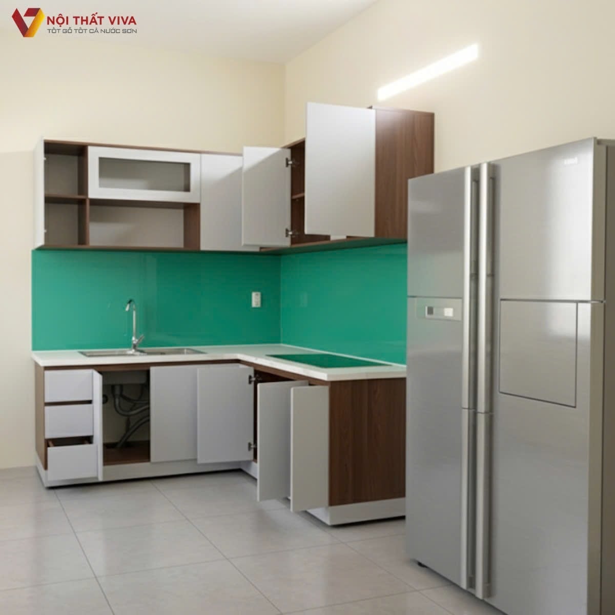 Cập nhật c&aacute;c xu hướng tủ bếp đẹp hiện đại, chuẩn gu 2026