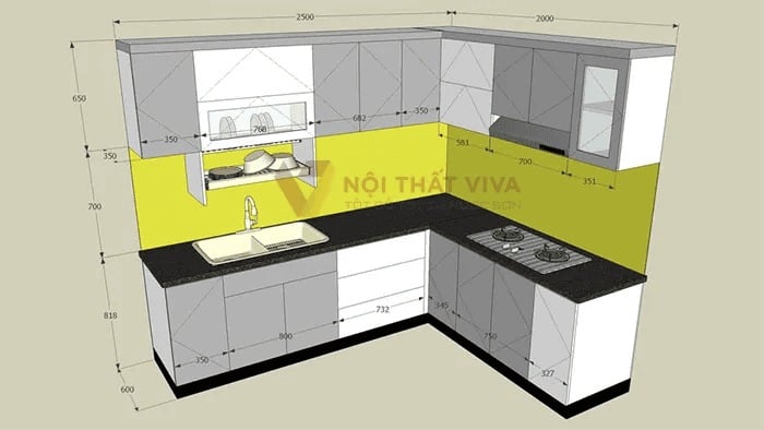 Cập nhật xu hướng thiết kế tủ bếp chữ L đẹp, tiện nghi cho bếp Việt giá rẻ Cập nhật xu hướng thiết kế tủ bếp chữ L đẹp, tiện nghi cho bếp Việt giá rẻ