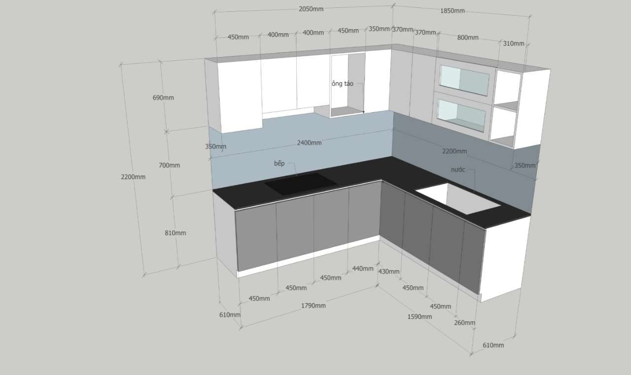 Cập nhật xu hướng thiết kế tủ bếp chữ L đẹp, tiện nghi cho bếp Việt giá rẻ Cập nhật xu hướng thiết kế tủ bếp chữ L đẹp, tiện nghi cho bếp Việt giá rẻ