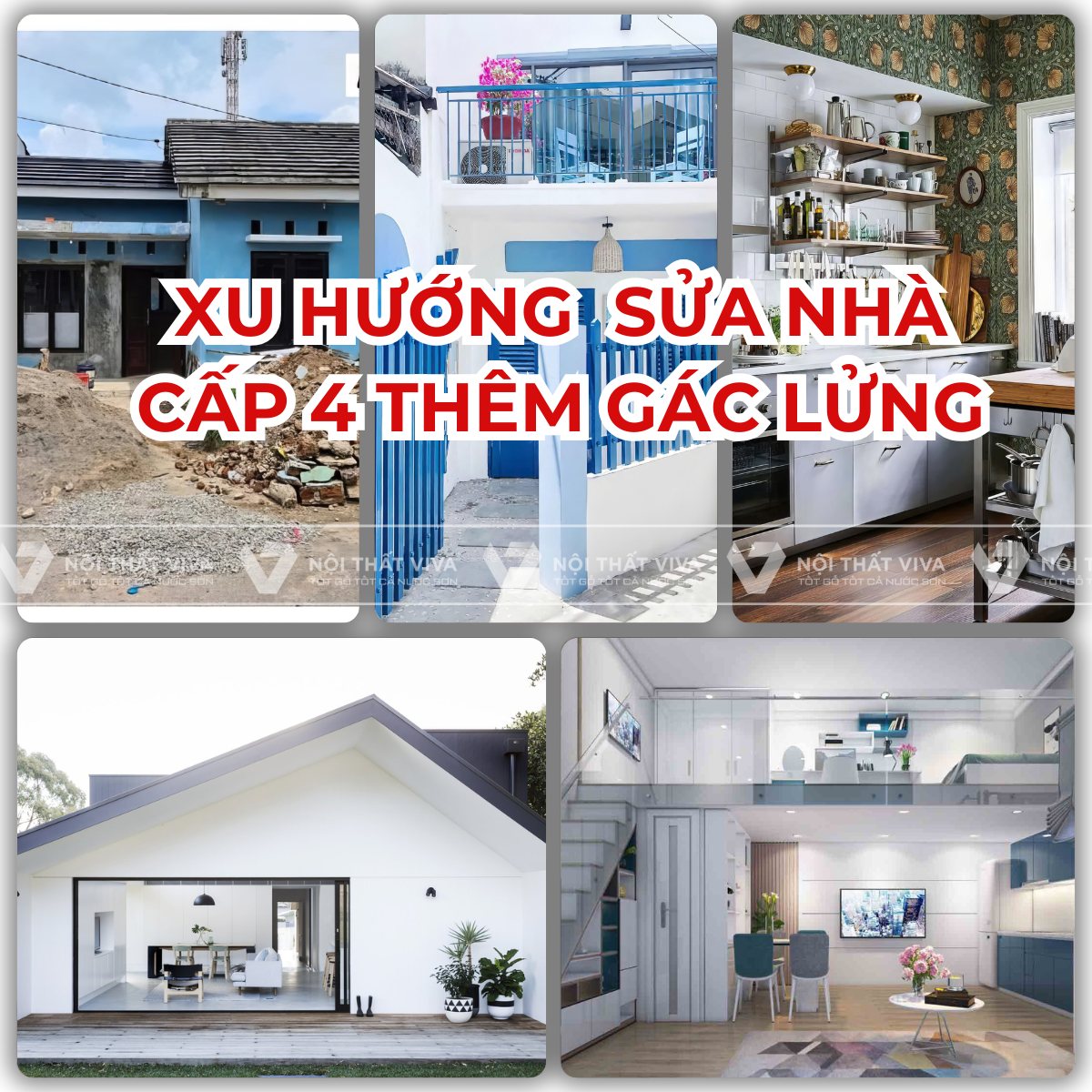 Báo giá chi phí sửa nhà cấp 4 gác lửng trọn gói, siêu tiết kiệm 