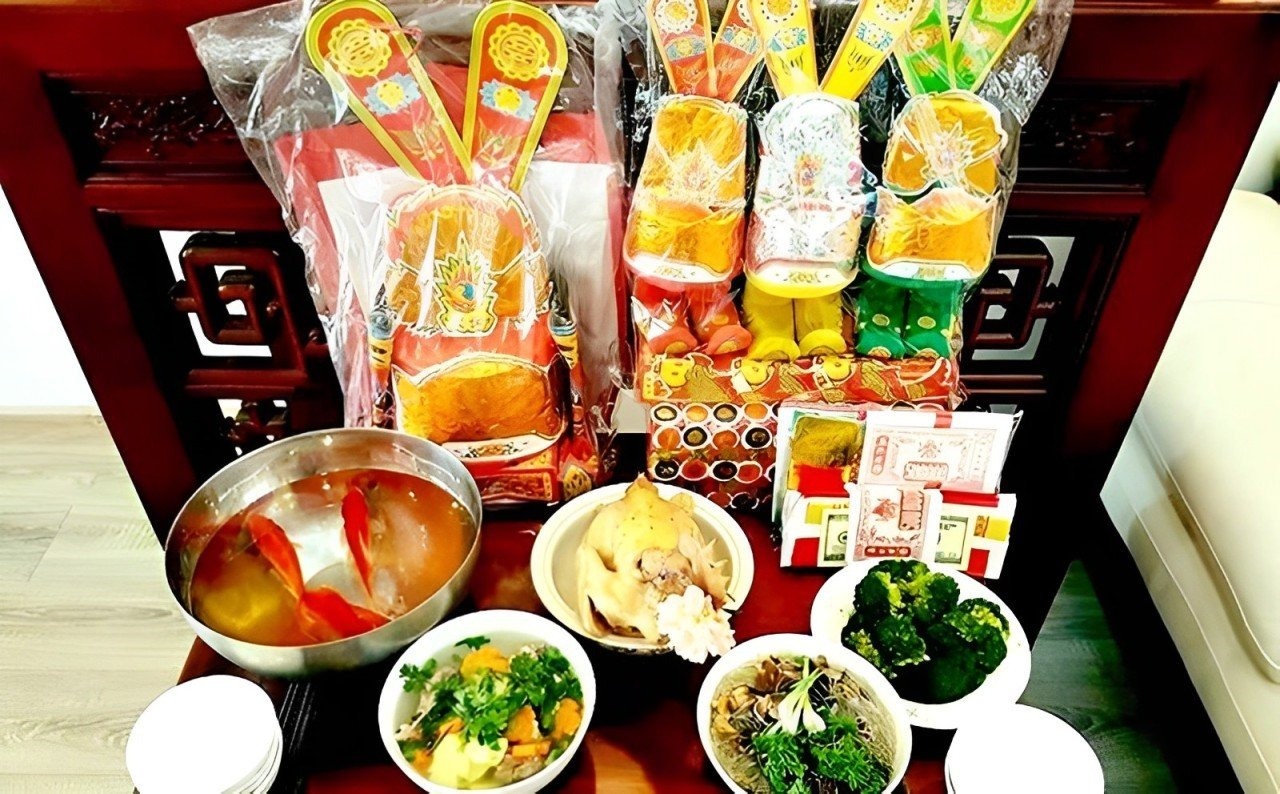 Chi tiết mâm cúng ông công ông táo đầy đủ, đúng truyền thống người Việt Chi tiết mâm cúng ông công ông táo đầy đủ, đúng truyền thống người Việt