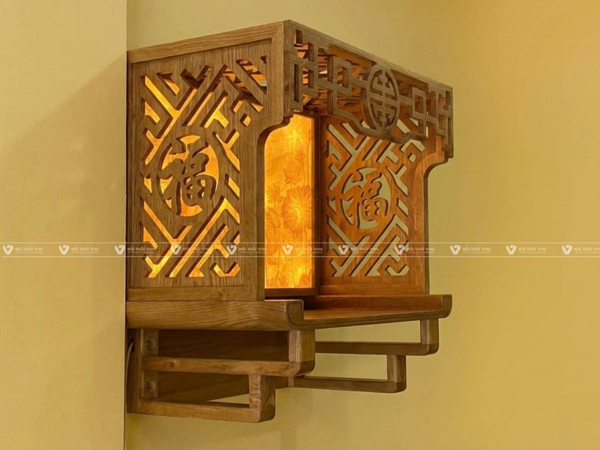 C&oacute; n&ecirc;n chọn trang thờ treo tường 2 tầng? Kinh nghiệm cần biết