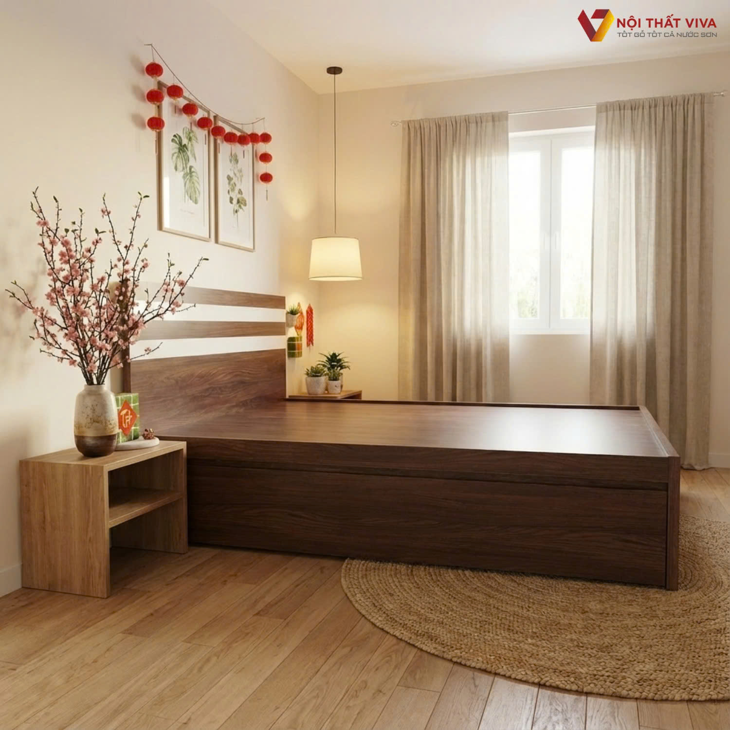 Combo nội thất hiện đại chỉ 40 triệu, giải ph&aacute;p trang tr&iacute; nh&agrave; đ&oacute;n Tết tiết kiệm