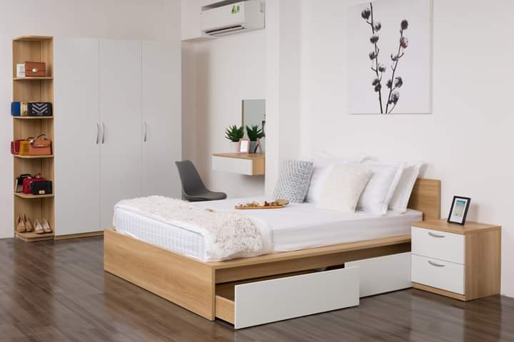 Combo nội thất phòng ngủ gỗ công nghiệp: Giá rẻ và… còn gì nữa?