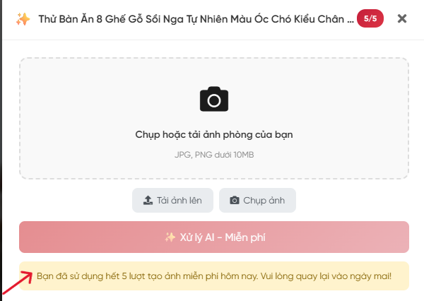 C&ocirc;ng cụ thử đồ AI tại Nội thất Viva c&oacute; g&igrave; nổi bật? Hướng dẫn từ A&ndash;Z