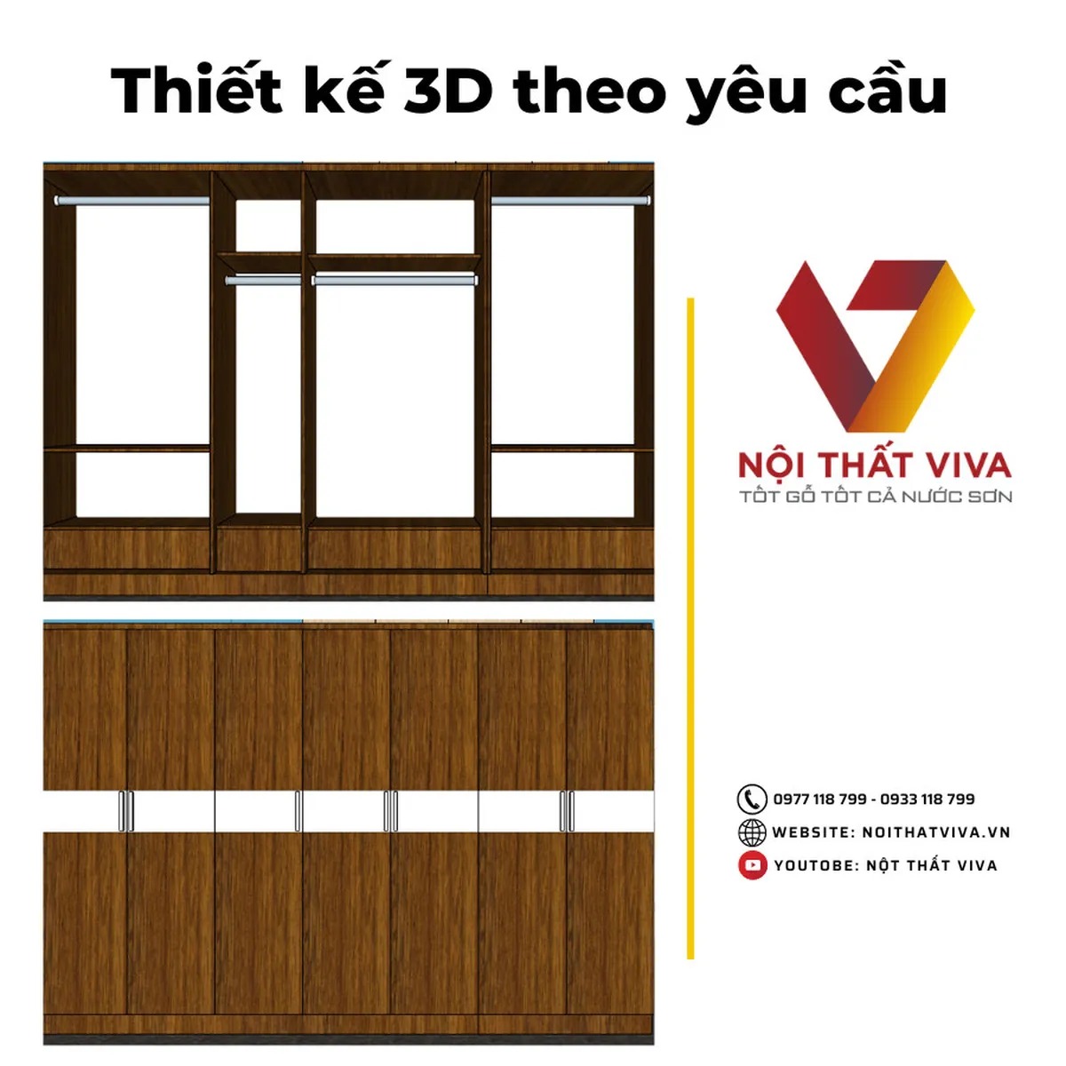 "Dắt túi" ngay các mẫu tủ quần áo gỗ đẹp hiện đại nhất hiện nay
