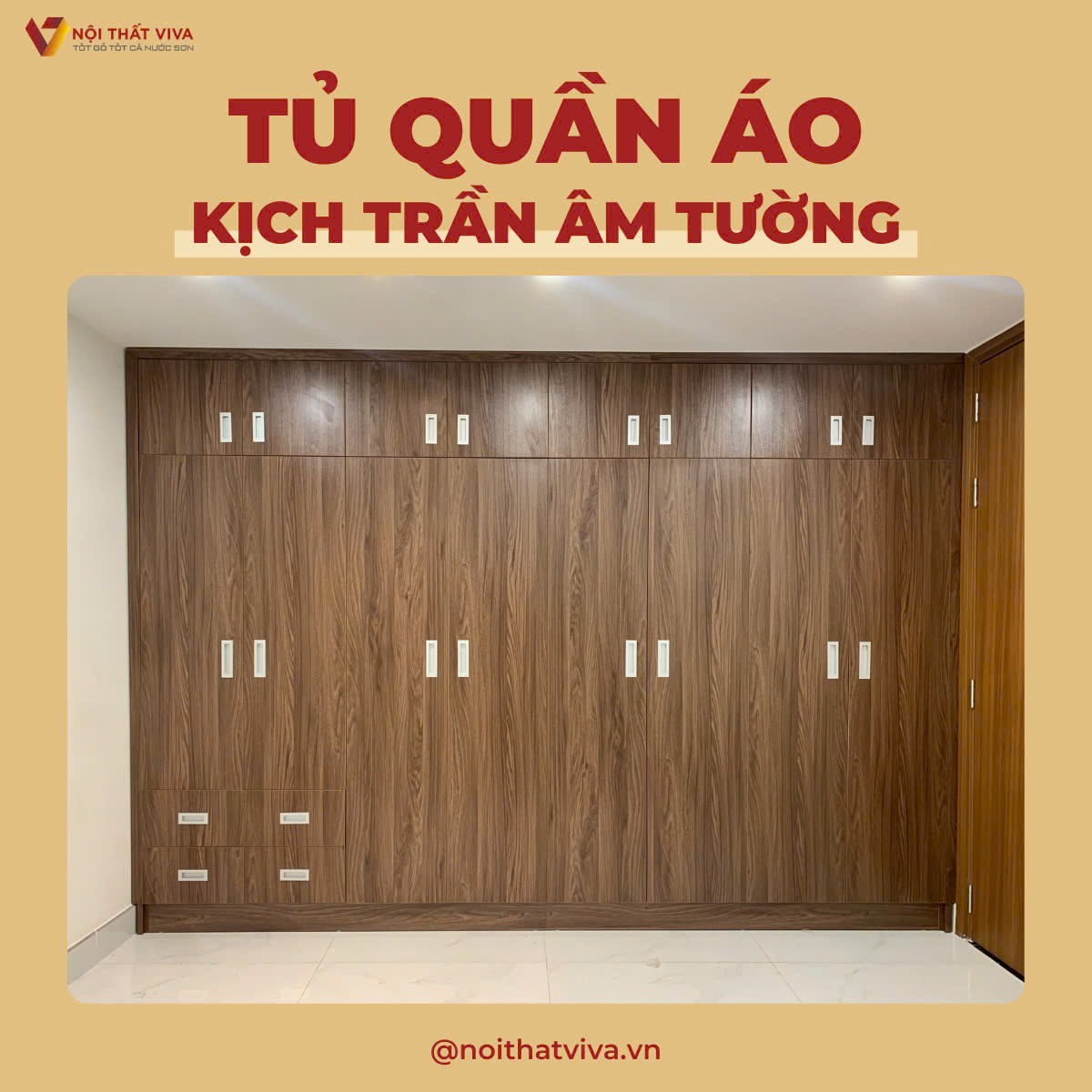 "Dắt túi" ngay các mẫu tủ quần áo gỗ đẹp hiện đại nhất hiện nay