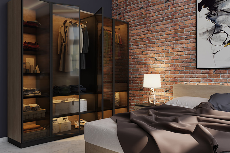 Decor phòng ngủ đẹp với loạt giường ngủ tủ quần áo sáng tạo thẩm mỹ