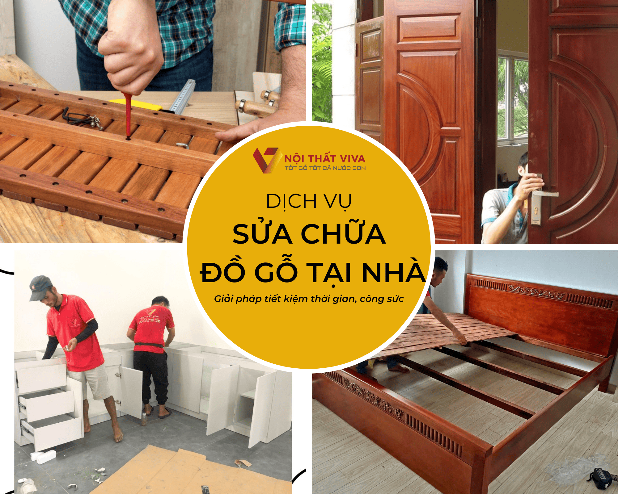 Dịch vụ sửa chữa đồ gỗ tại nh&agrave; TPHCM - Giải ph&aacute;p tiết kiệm thời gian, c&ocirc;ng sức