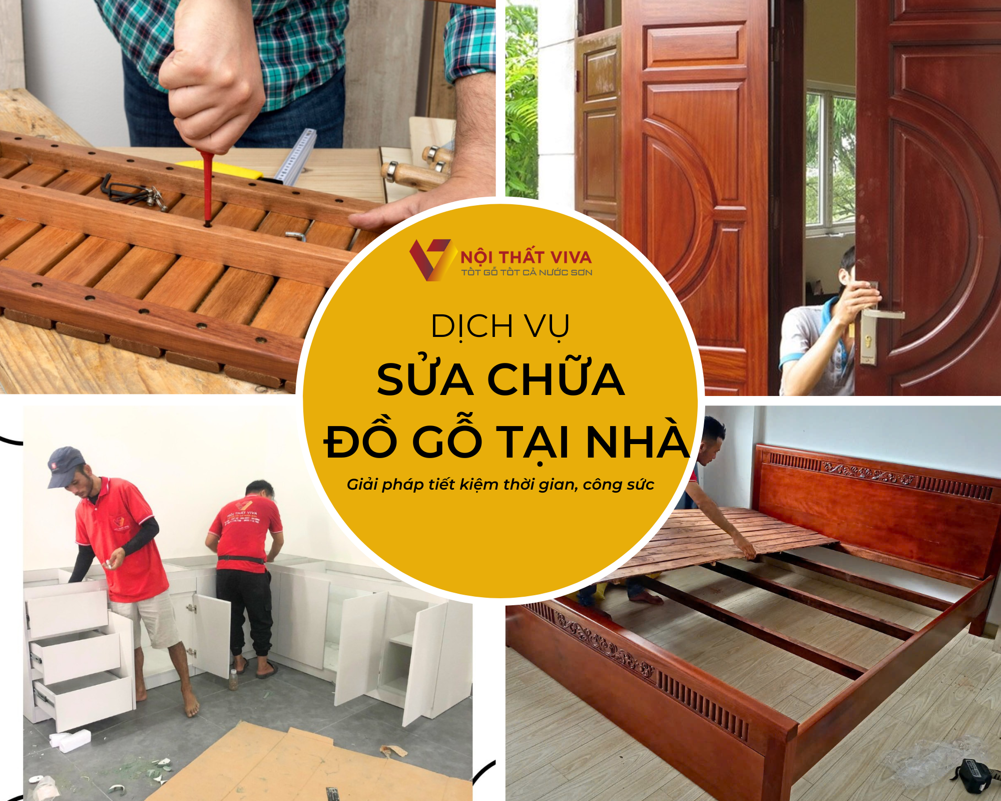 Dịch vụ sửa chữa đồ gỗ tại nhà TPHCM - Giải pháp tiết kiệm thời gian, công sức