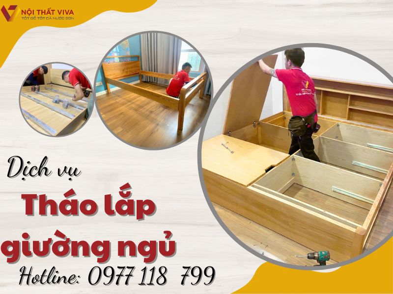 Dịch vụ tháo lắp giường tủ, đồ gỗ tại nhà chuyên nghiệp