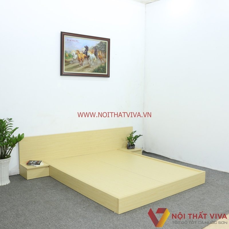 Điểm danh loạt giường ngủ kiểu Nhật 1m8 đáng sở hữu tại Nội thất Viva