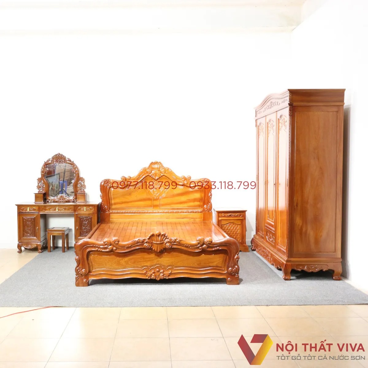 Điểm danh những combo giường tủ gỗ tự nhiên thịnh hành và bán chạy nhất