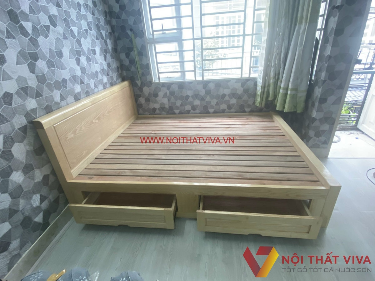 Full trọn bộ 1001 giường ngủ hộc kéo mới, hiện đại nhất