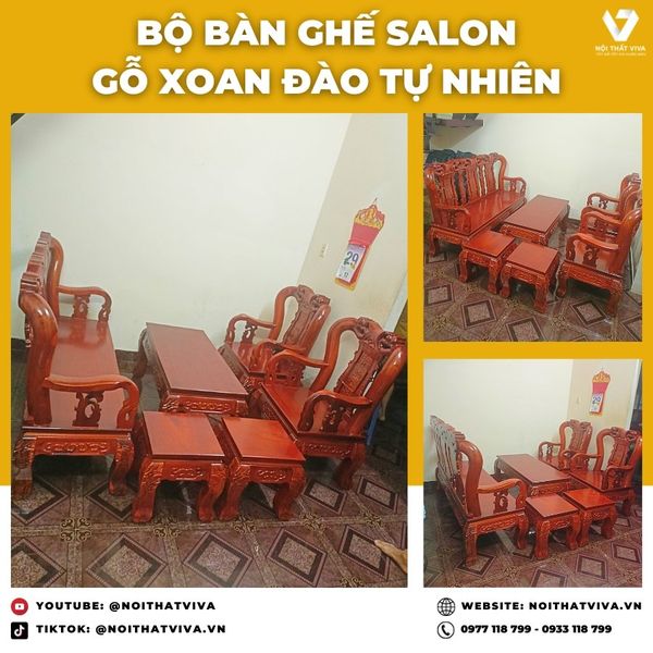 Giao Lắp Bàn Ghế Salon Đẹp - Hòa Mình Trong Không Gian Sang Trọng