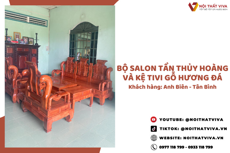 Giao Lắp Bộ Ghế Salon Phòng Khách Tần Thủy Hoàng "anh Biên - Tân Bình"