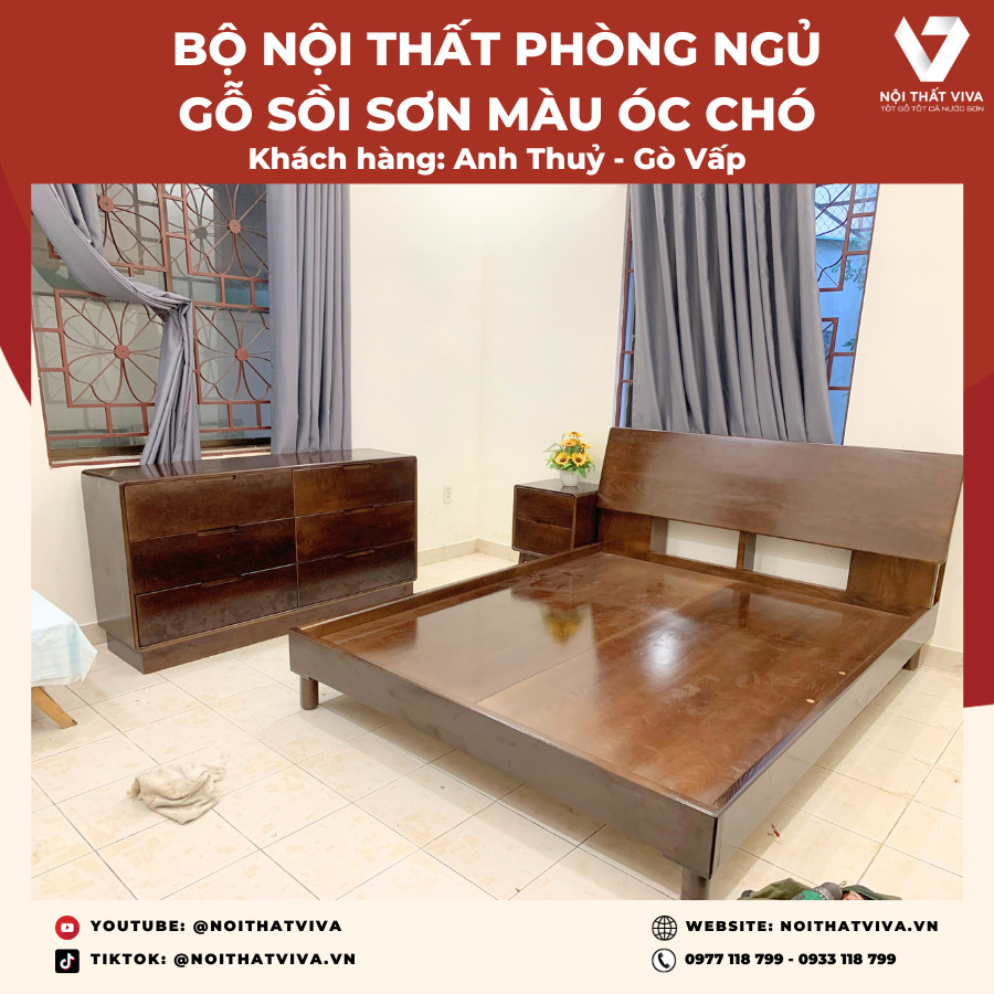 Giao Lắp Bộ Nội Thất Phòng Ngủ Cao Cấp anh Thủy - Gò Vấp