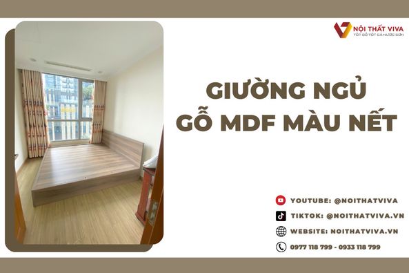 Giao Lắp Giường Gỗ Công Nghiệp Mdf Thiết Kế Hiện Đại Và Thẩm Mỹ 