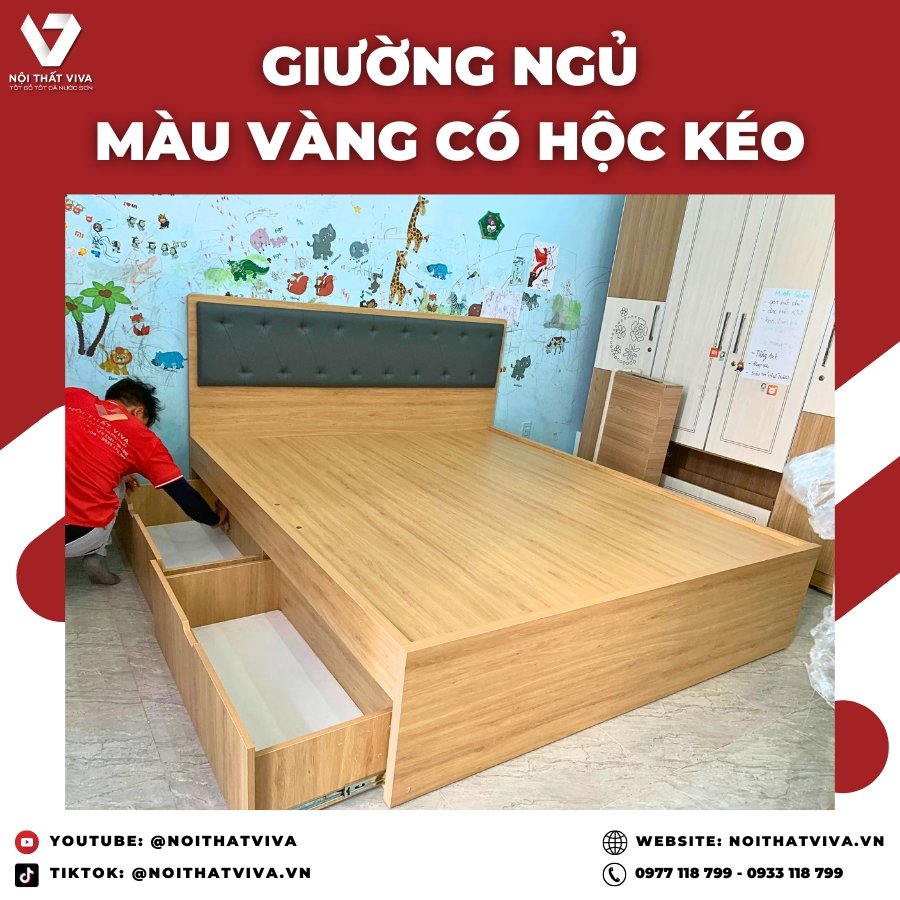  Giao Lắp Giường Hộp Gỗ Công Nghiệp - Nâng Tầm Phòng Ngủ Hiện Đại