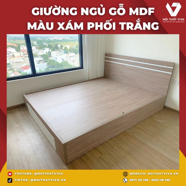 Giao Lắp Giường Ngủ MDF Đẹp - Hiện Đại, Tiện Nghi và Đẳng Cấp