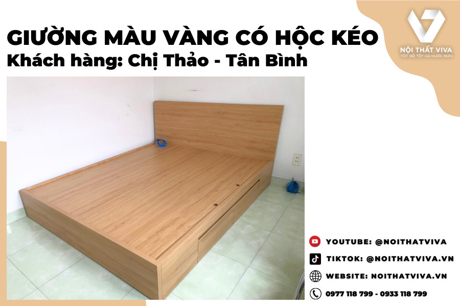 Giao Lắp Giường Ngủ Mdf Giá Rẻ "chi Thảo - Tân Bình": Đẹp Và Tiện Ích